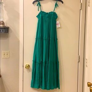 Emerald Maxi Dress. NWT